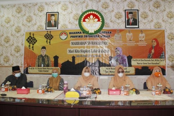 Workshop Virtual DWP se- Sumut, Nawal Lubis Berbagi Tips Menyambut Ramadan